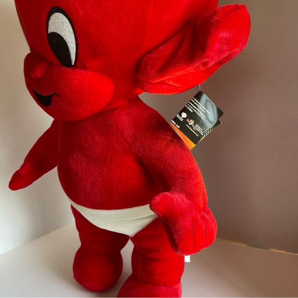 NEW Large Hot Stuff Red Devil Plush Toy 15 inches. NWT Soft - Picture 2 of 11